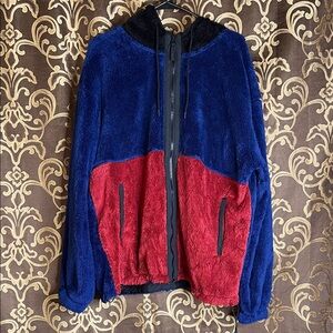 Target Blue and Red Teddy jacket